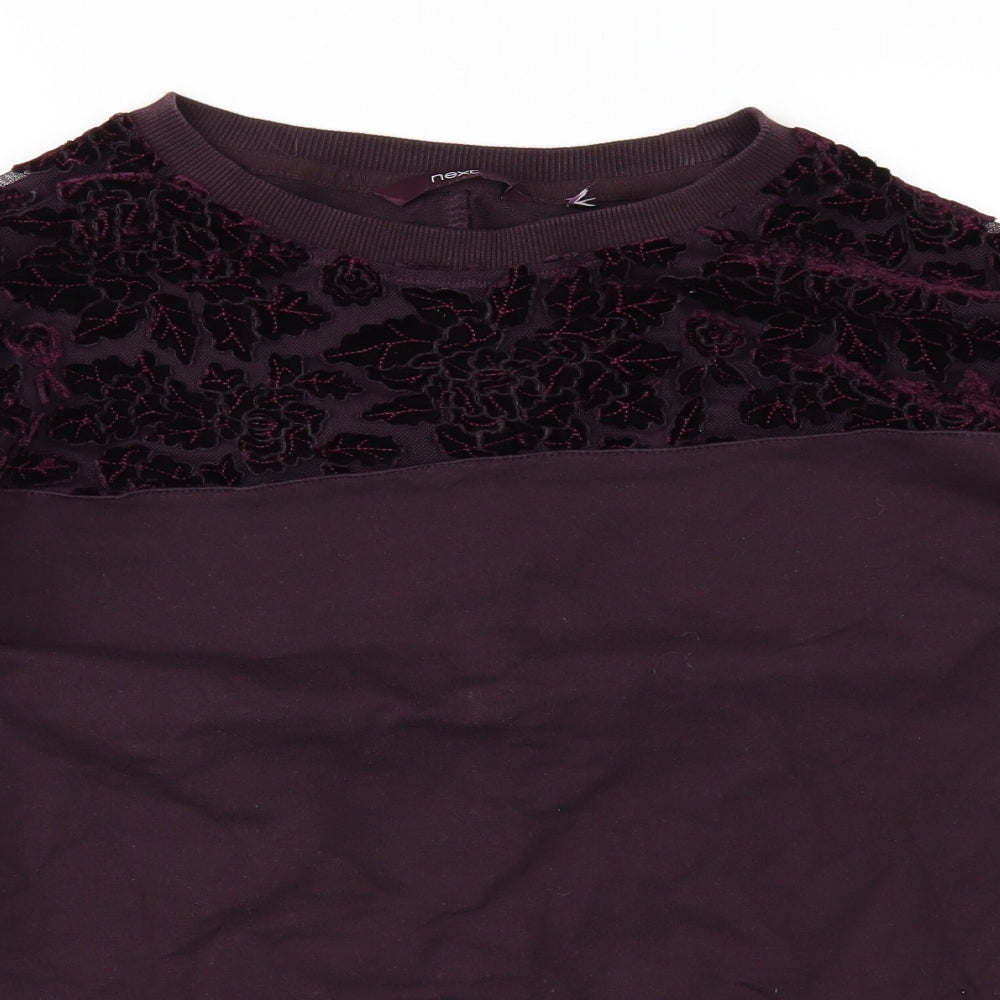 Next Womens Purple   Pullover Jumper Size 12