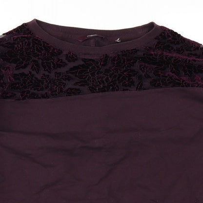 Next Womens Purple   Pullover Jumper Size 12