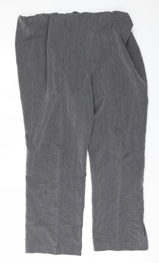 Bonmarché Womens Grey   Trousers  Size 16 L27 in