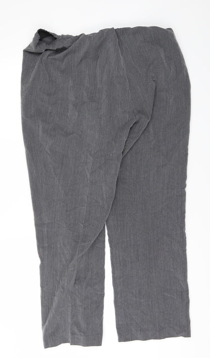 Bonmarché Womens Grey   Trousers  Size 16 L27 in