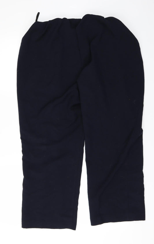 Bonmarché Womens Blue   Trousers  Size 18 L25 in