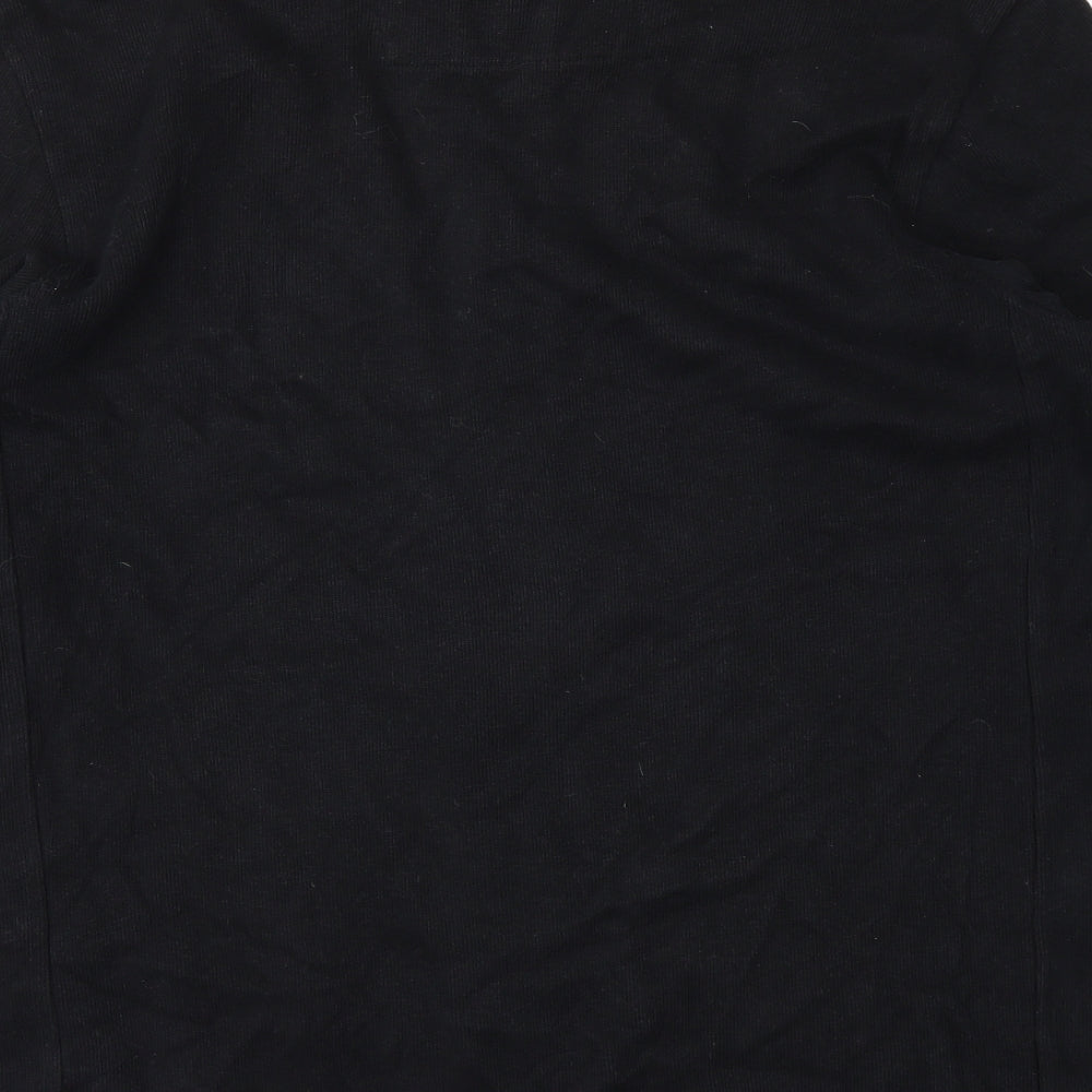 Easy Mens Black   Full Zip Jumper Size M