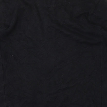 Easy Mens Black   Full Zip Jumper Size M