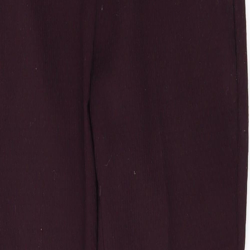 NEXT Womens Purple   Trousers  Size 8 L29 in