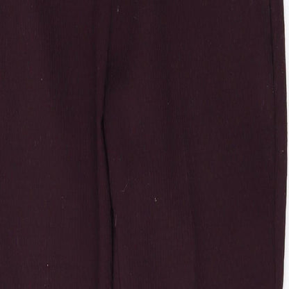 NEXT Womens Purple   Trousers  Size 8 L29 in
