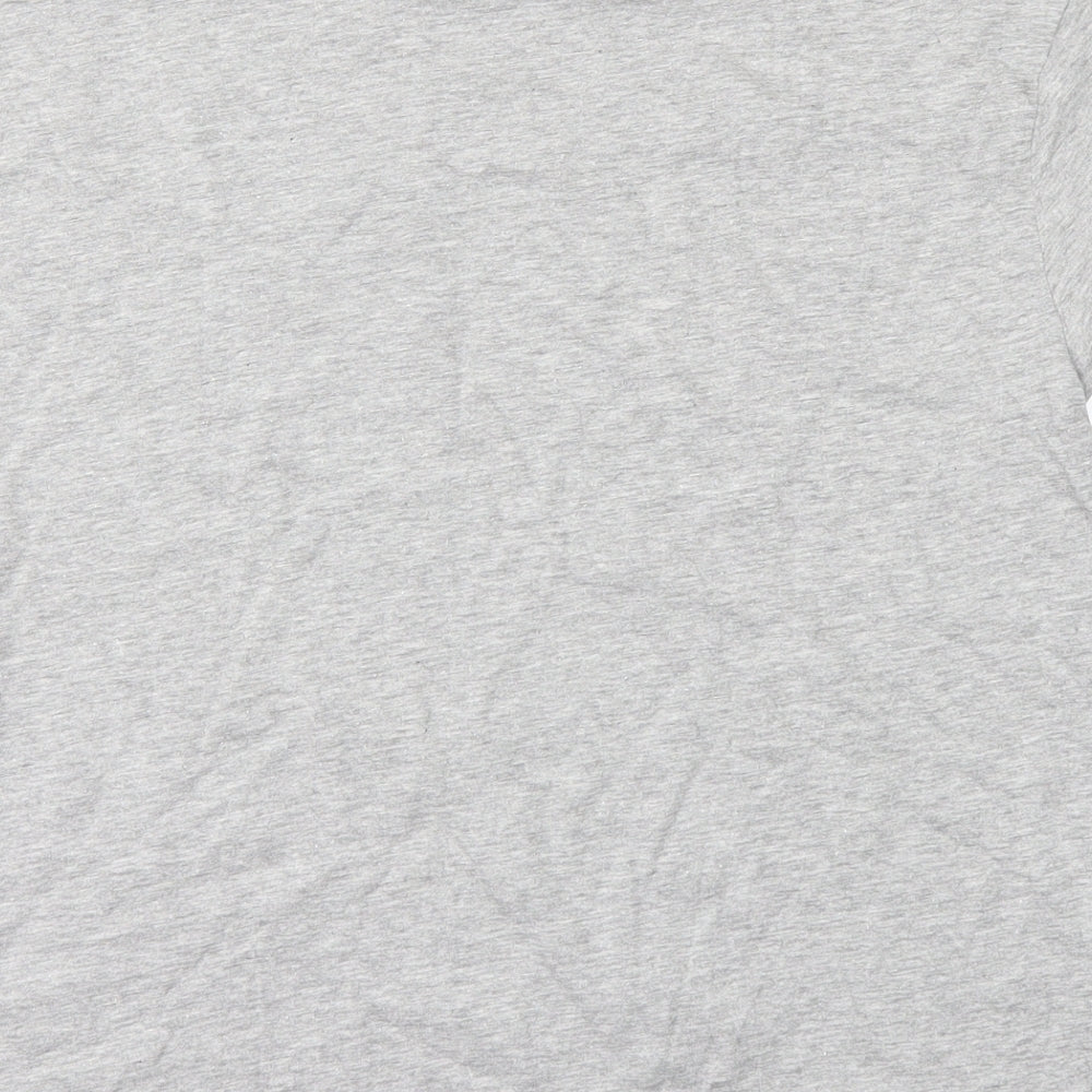 Womens UK Size M Marks and Spencer Grey Basic T-Shirt