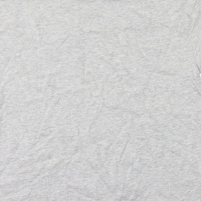 Womens UK Size M Marks and Spencer Grey Basic T-Shirt