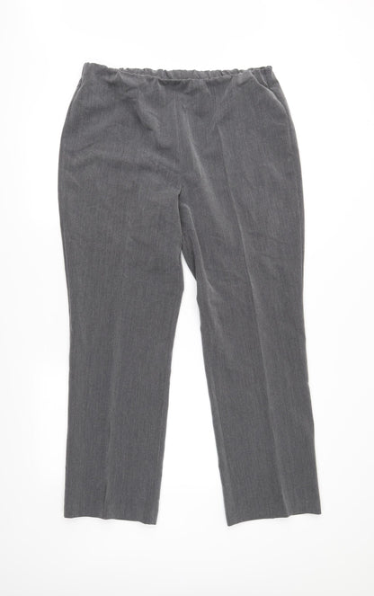 Bon Marché Womens Grey   Trousers  Size 14 L28 in