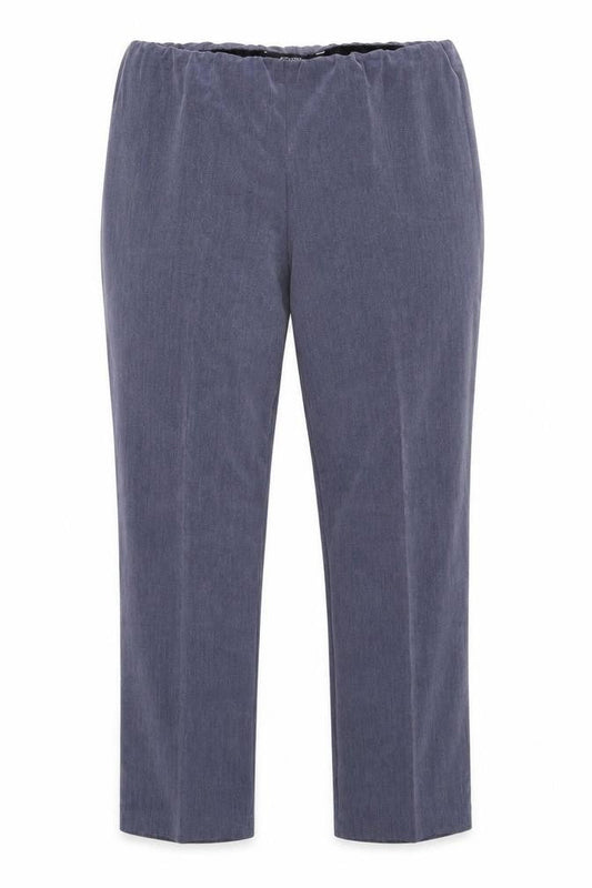 Womens UK Size 14 Bon Marché Regular Fit  Blue Trousers