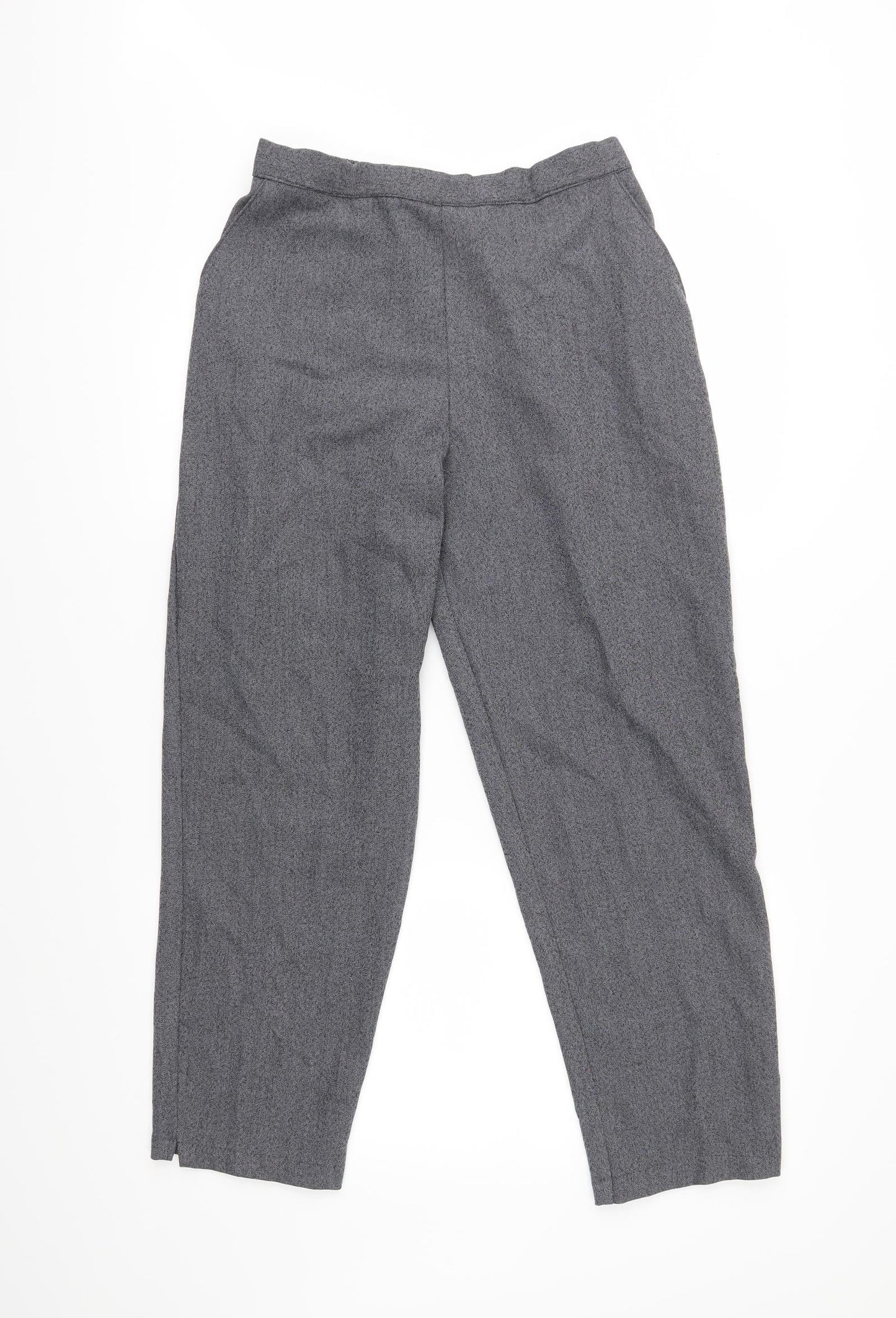Autonomy Womens Grey   Cropped Trousers Size 16 L27 in