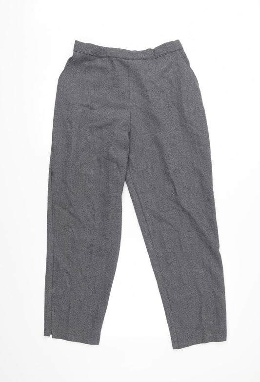 Autonomy Womens Grey   Cropped Trousers Size 16 L27 in