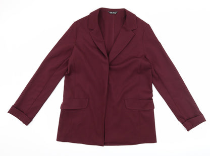 Select Womens Purple   Jacket Blazer Size 10
