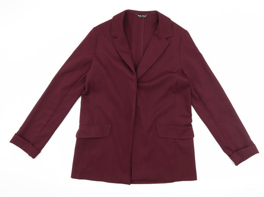 Select Womens Purple   Jacket Blazer Size 10