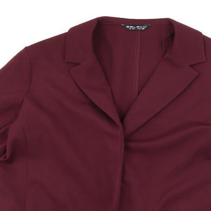 Select Womens Purple   Jacket Blazer Size 10