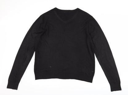 Cedar Wood State Mens Black   Pullover Jumper Size L