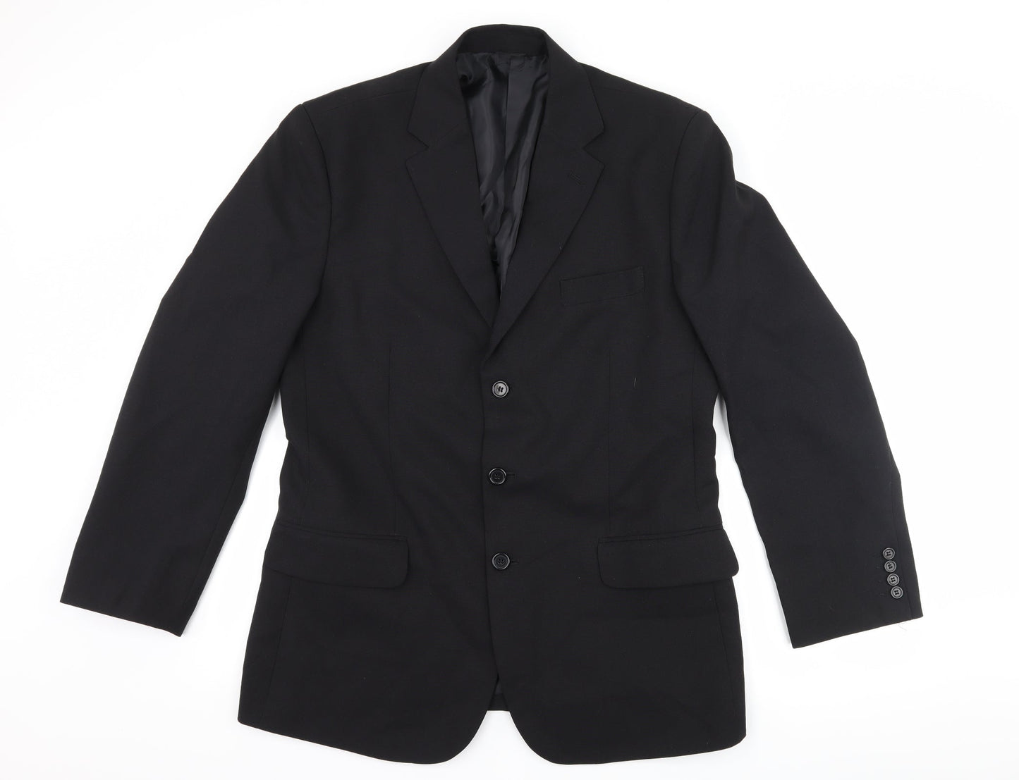 Mens UK Size 38 Jolliman Regular Black Suit Jacket