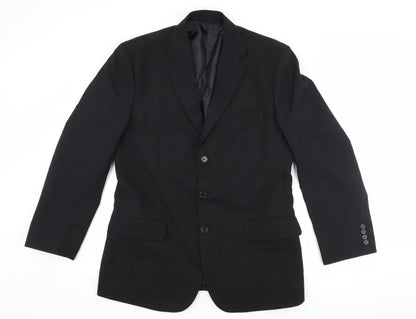 Mens UK Size 38 Jolliman Regular Black Suit Jacket