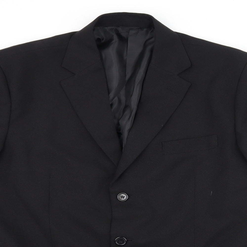 Mens UK Size 38 Jolliman Regular Black Suit Jacket