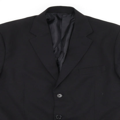 Mens UK Size 38 Jolliman Regular Black Suit Jacket