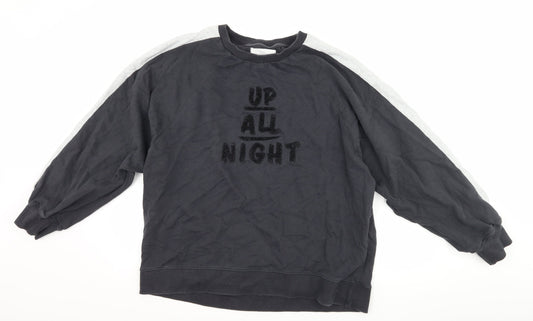 Womens UK Size M NEXT Grey Pullover Sweatshirt