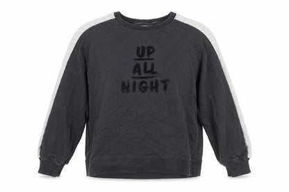 Next Womens Grey   Pullover Sweatshirt Size M  - up all night