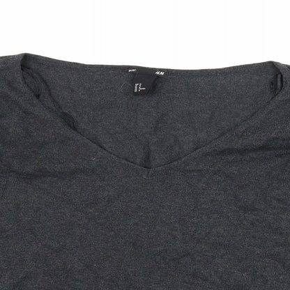 H&M Womens Grey   Pullover Jumper Size M