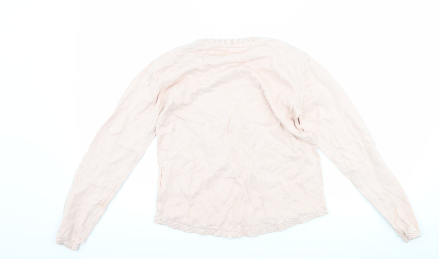 H&M Girls Pink   Pullover Jumper Size 13-14 Years  - Cool as Ice