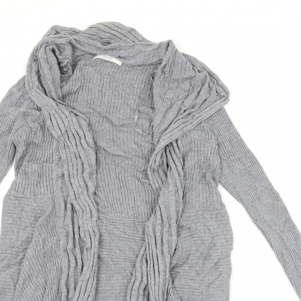 Marks and Spencer Womens Grey   Cardigan Jumper Size 14