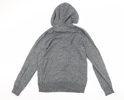 Cambridge Mens Grey   Pullover Hoodie Size M