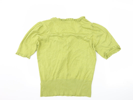 M&Co Womens Green   Basic T-Shirt Size L