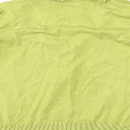 M&Co Womens Green   Basic T-Shirt Size L