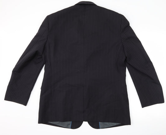 Mens UK Size 44 Taylor & Wright Regular Black Suit Jacket