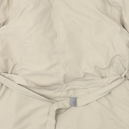 Womens UK Size 10 Dorothy Perkins Beige Overcoat