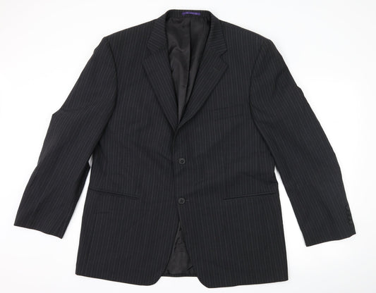 Mens UK Size 44 Taylor & Wright Regular Black Suit Jacket
