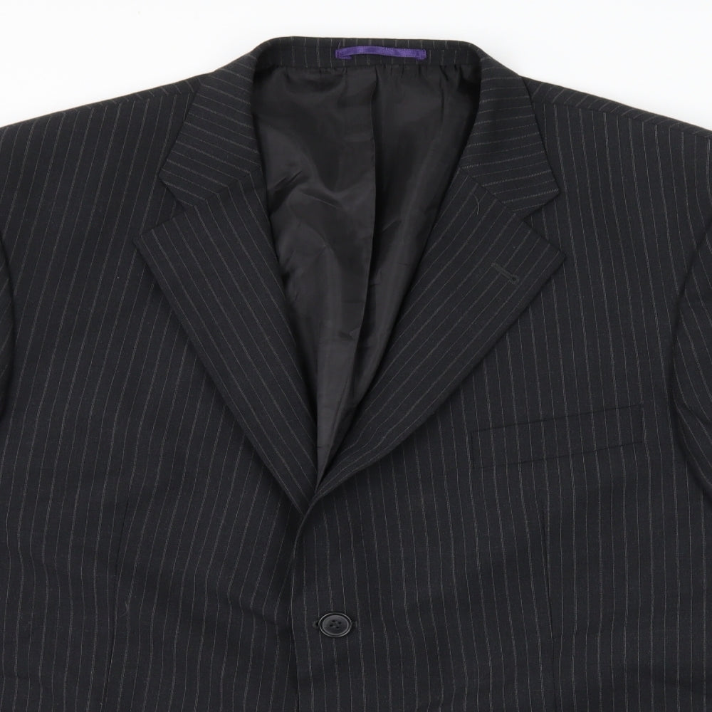 Mens UK Size 44 Taylor & Wright Regular Black Suit Jacket