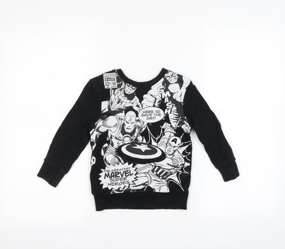 George  Girls Black   Pullover Jumper Size 2-3 Years