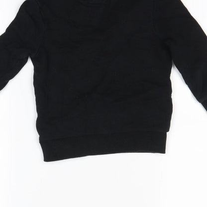 George  Girls Black   Pullover Jumper Size 2-3 Years
