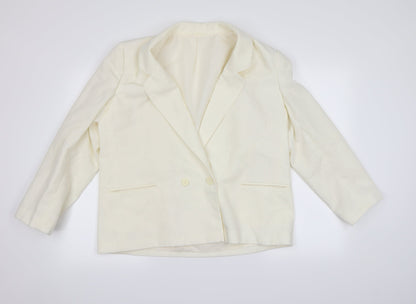 Womens UK Size 16 St michael Yellow Jacket