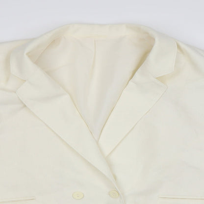 Womens UK Size 16 St michael Yellow Jacket