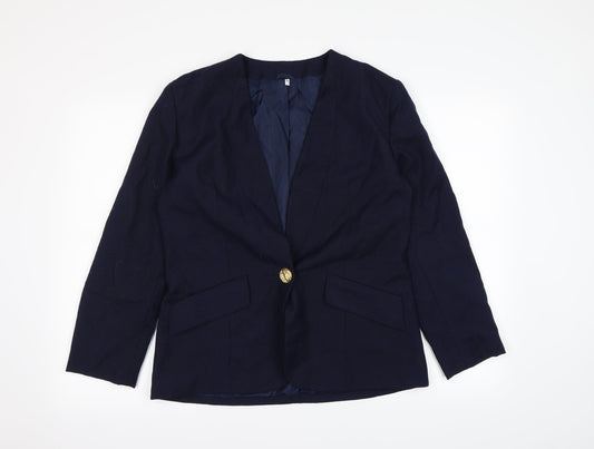 Preworn Womens Blue   Jacket  Size 10
