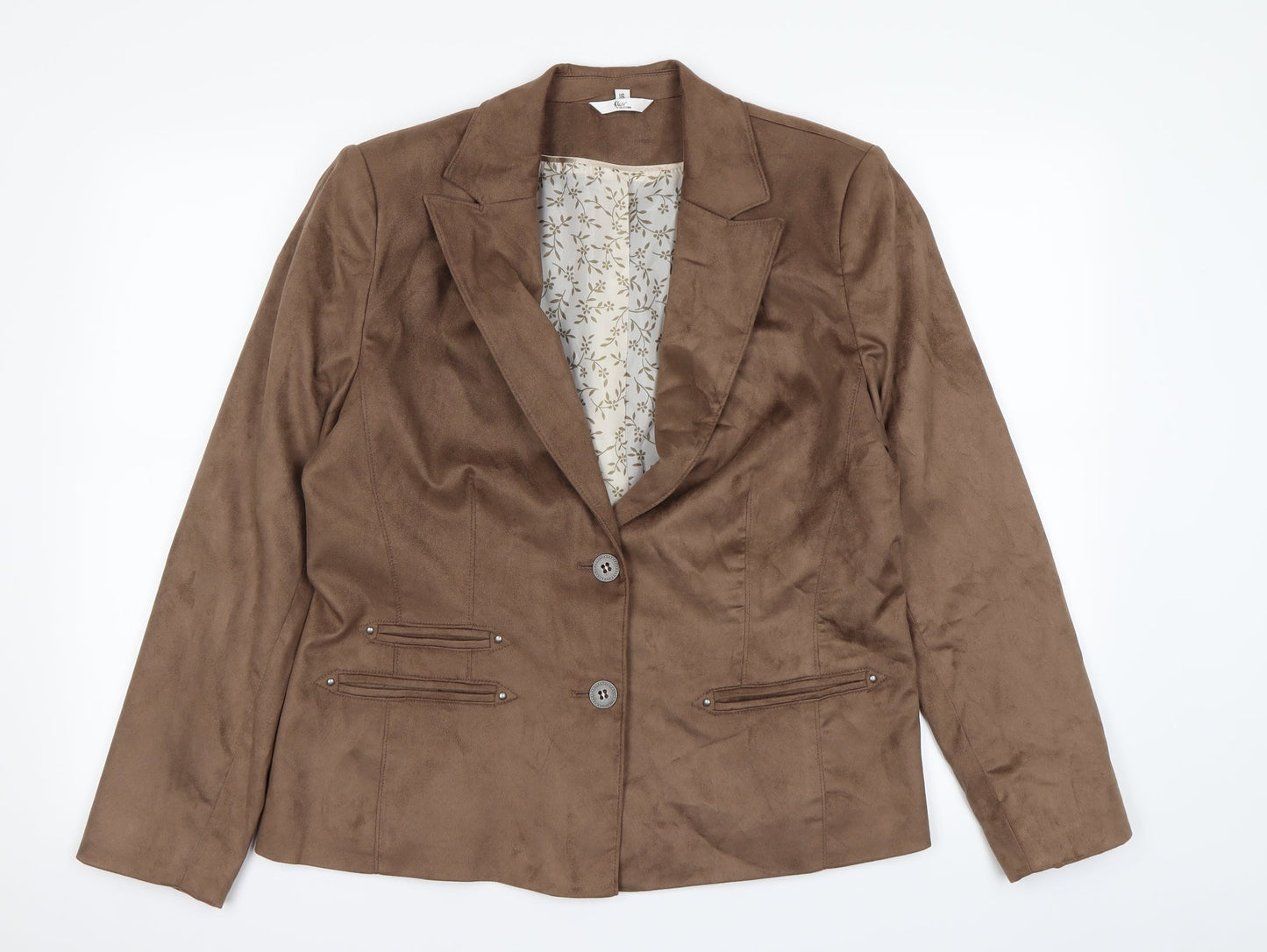 Womens UK Size 18 Klass Beige Jacket