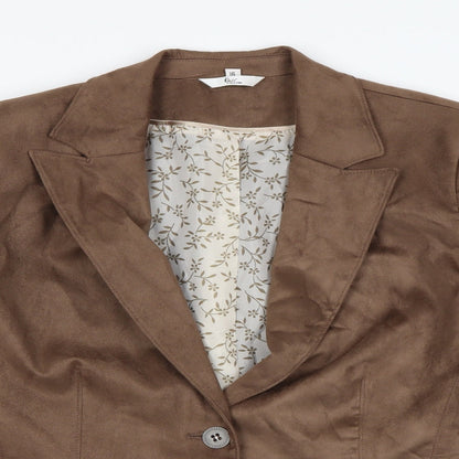 Womens UK Size 18 Klass Beige Jacket