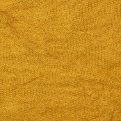 Peacocks Womens Yellow  Knit Pullover Jumper Size S