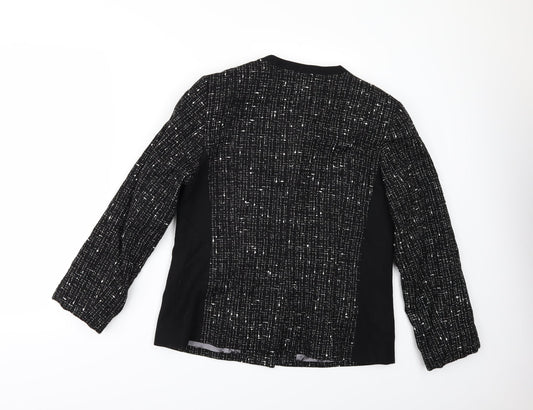 Womens UK Size 14 Busy Black Jacket