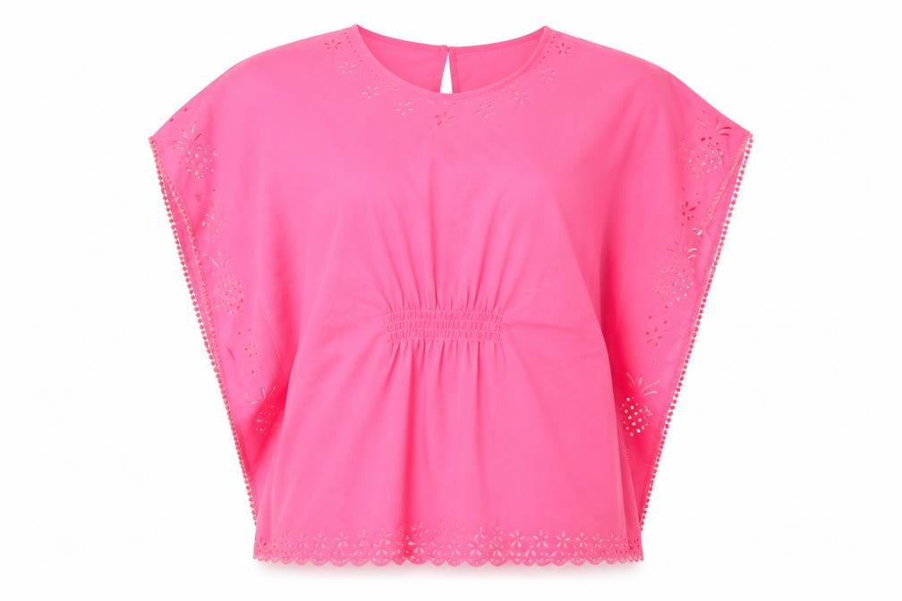 Womens UK Size L George Pink Tunic Blouse
