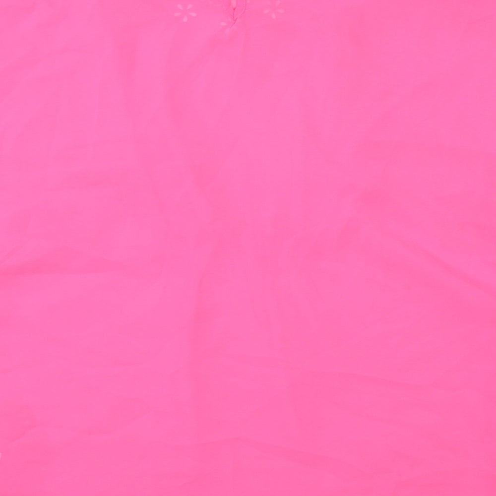 Womens UK Size L George Pink Tunic Blouse