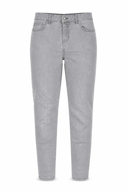 Tu Womens Grey  Denim Mom Jeans Size 8 L28 in