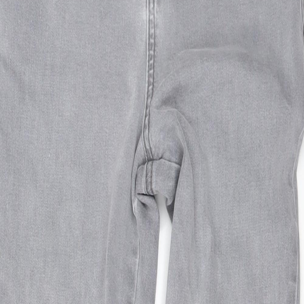 TU Womens Grey  Denim Mom Jeans Size 8 L28 in