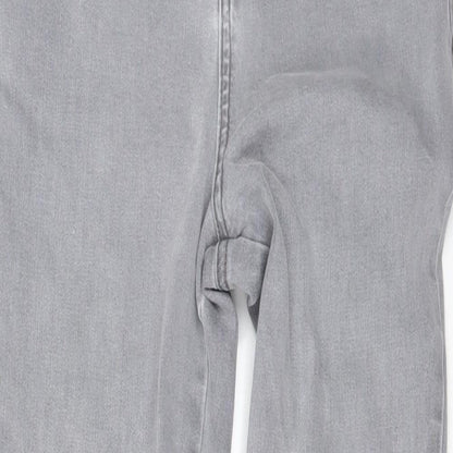 TU Womens Grey  Denim Mom Jeans Size 8 L28 in