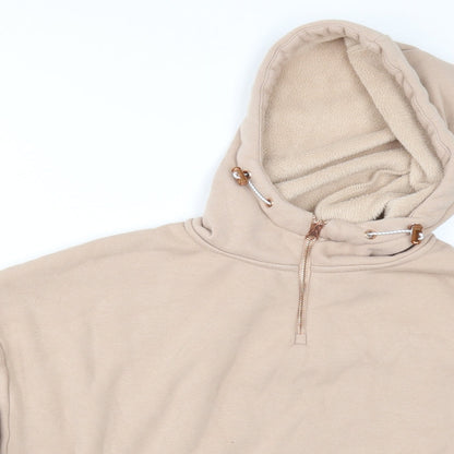 George Womens Beige   Pullover Hoodie Size S